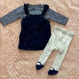 Carter’s 3pc Baby Girl Set. Size 3 Months.